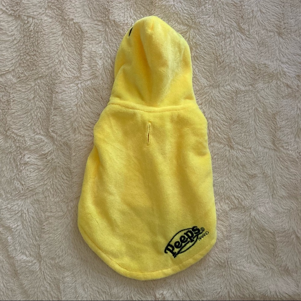 Peeps chick dog costume for Easter size S